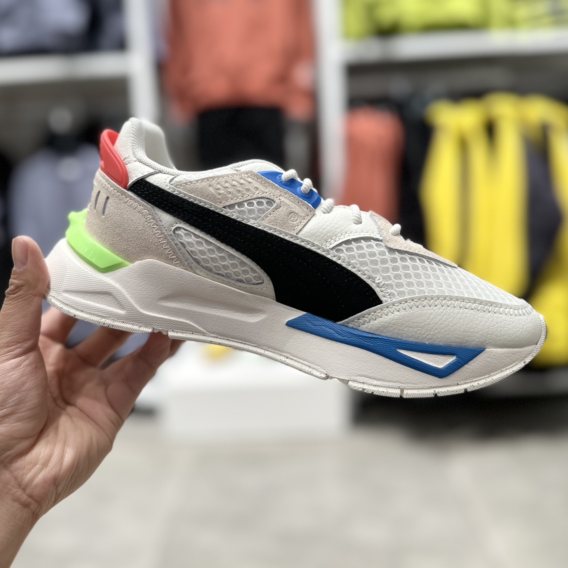 彪马Puma 新款拼色Mirage Sport Re.Gen复古休闲运动鞋 382639 - 图2