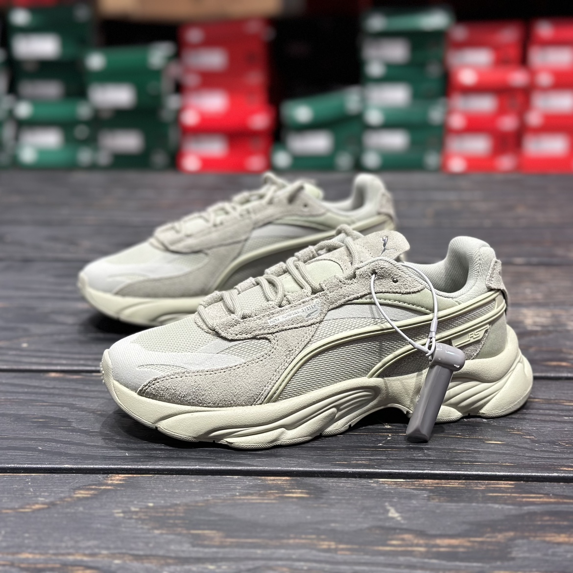 彪马PUMA RS-CONNECT MONO 新款男女运动休闲鞋缓震跑鞋 375151 - 图0