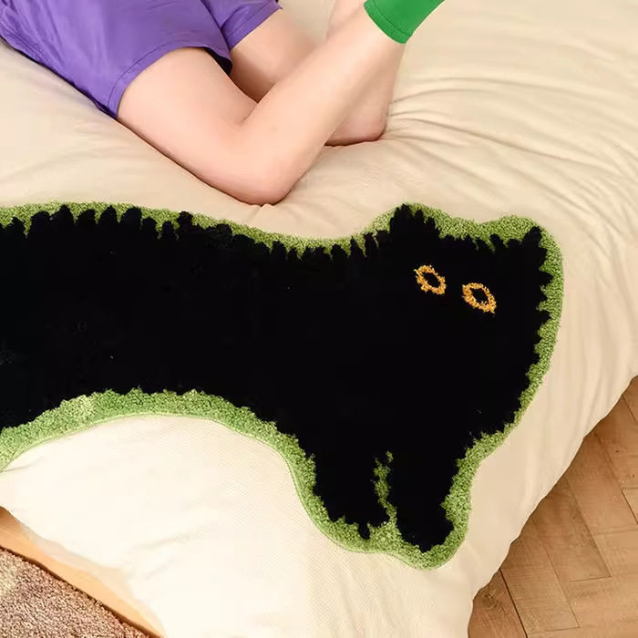 小狗房间仿羊绒地毯长条儿童房地垫毛绒秋冬卡通圆点卧室床边毯,淘宝优惠券,粉丝福利购,淘宝优惠卷