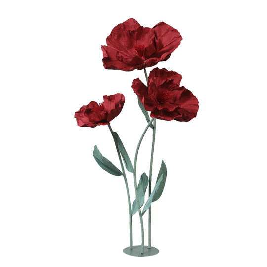 New wedding props road-drawing pleated paper flowers wedding layout decorative floral window display paper flower ornaments