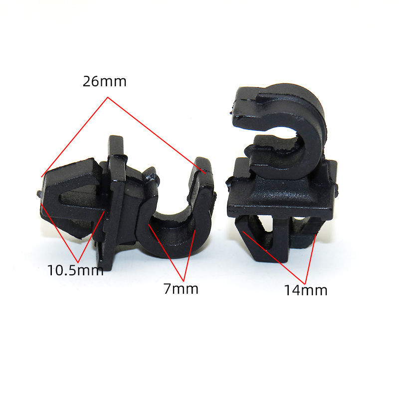 适配奇瑞QQ瑞虎x3 7前机盖支撑杆卡扣艾瑞泽凯翼发动机引擎盖卡子 - 图0