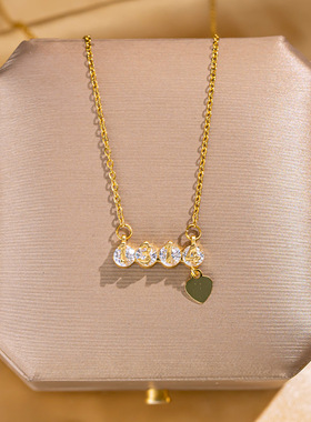 【不掉色】一生一世1314项链女