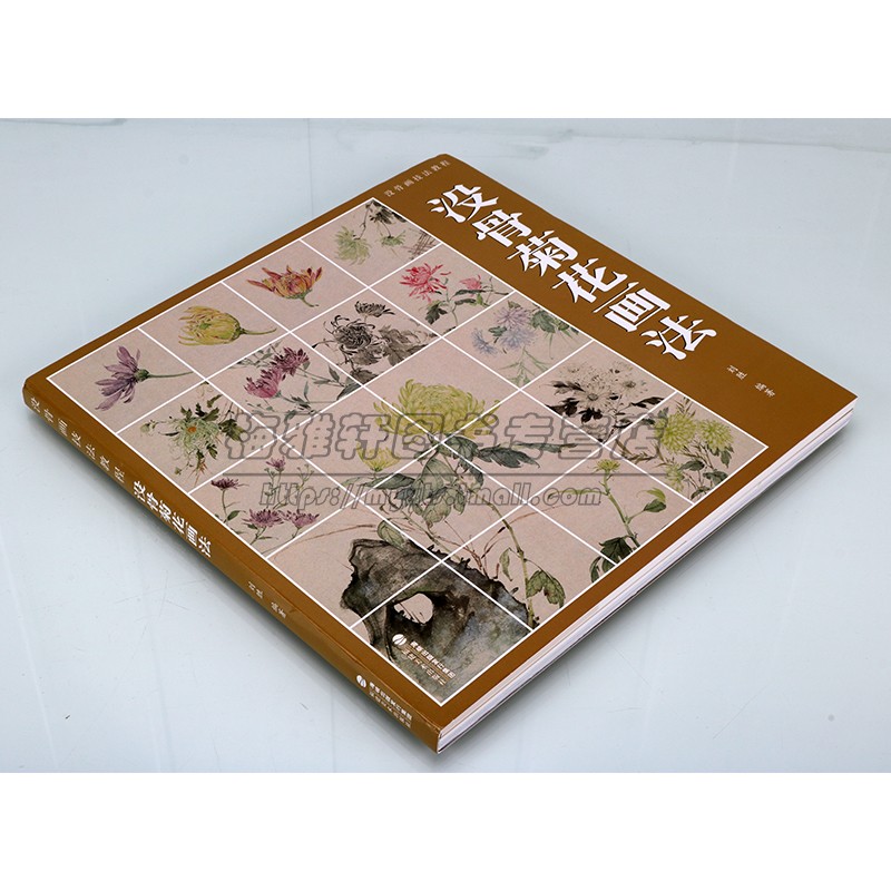 没骨菊花画法 没骨画技法教程 没骨花卉日课教程教学国画临摹画册作品集初学者入门零基础自学白描美术绘画教材书籍 福建美术出版