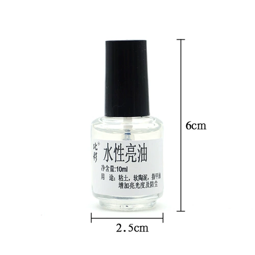 Прозрачная глина на водной основе без запаха, быстрое высыхание, долговременный эффект