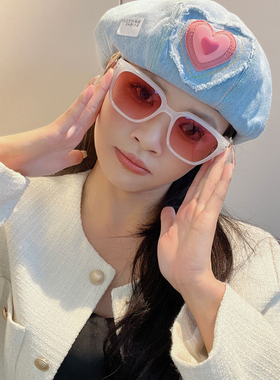 防晒眼镜方形时尚男女同款百搭