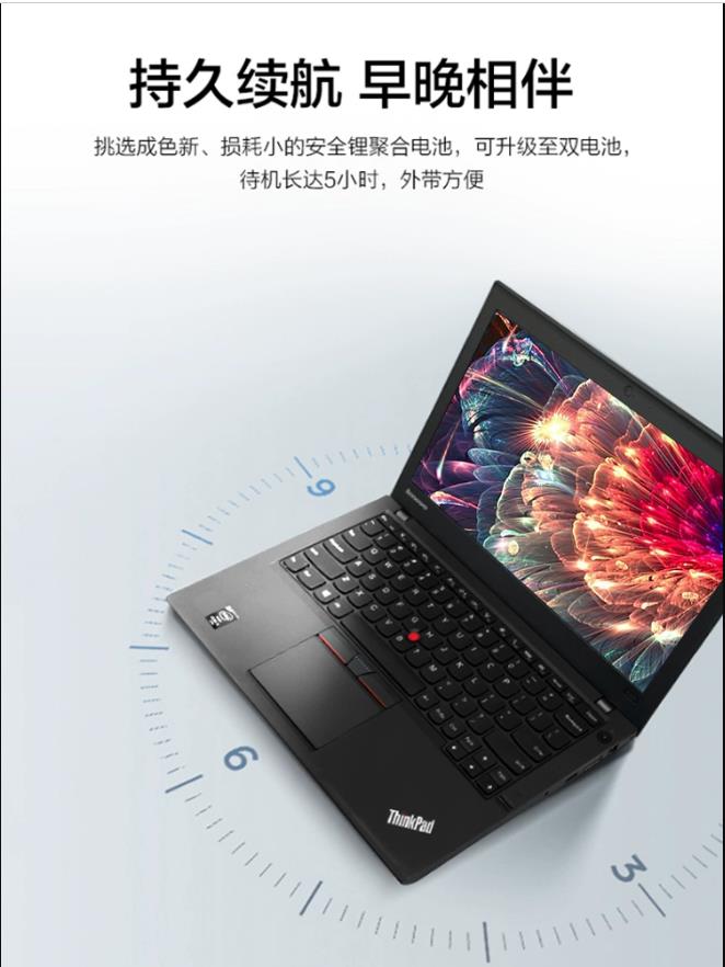 联想 ThinkPad X270 i5 X260 X280笔记本电脑轻薄12寸商务办公本 - 图1