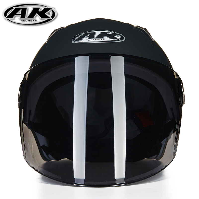 夏季艾凯助力电动车头盔电瓶车安全防护帽男女炫酷轻便式防晒半盔