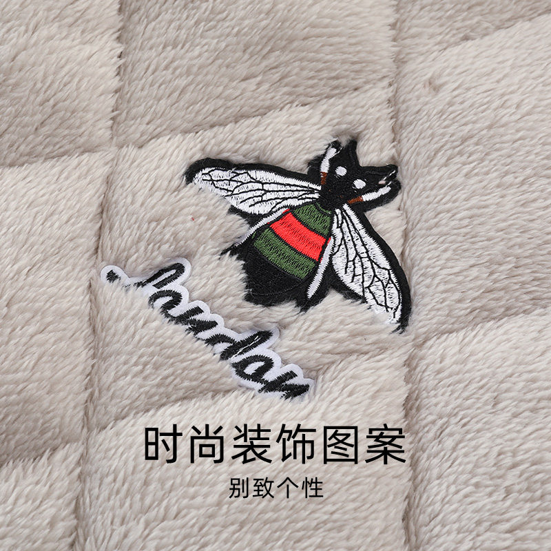 芬腾可安睡袍女士冬季三层加厚珊瑚绒夹棉袄加绒秋冬法兰绒家居服,淘宝优惠券,粉丝福利购,淘宝优惠卷