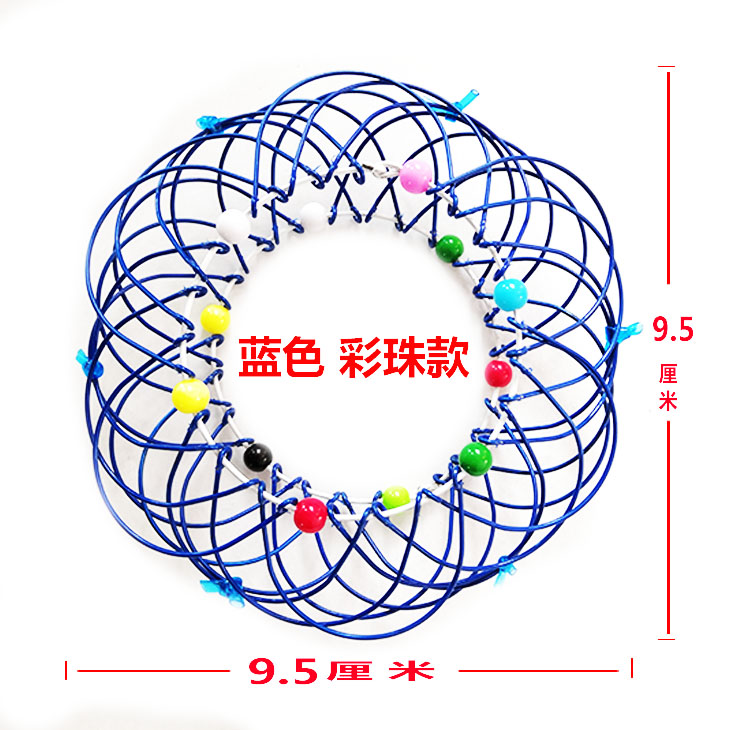 网红玩具三十六变花篮百变花篮魔术铁环儿童怀旧玩具36变掌中玩具 - 图0