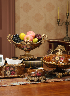 树脂摆件美式套装家居摆件