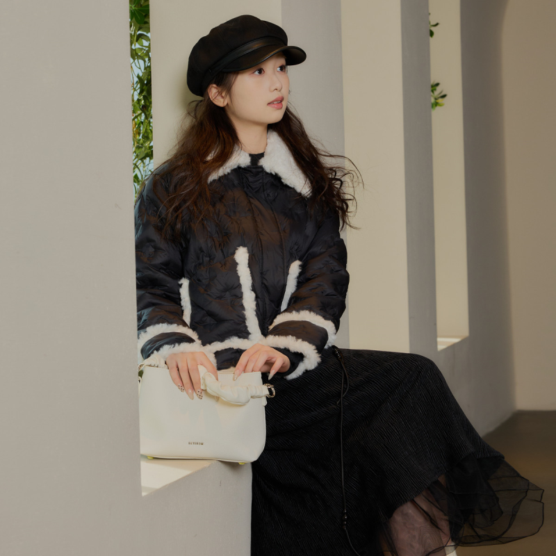 西町村屋90鸭绒短款羽绒服女冬季轻薄毛领小个子外套商场同款,淘宝优惠券,粉丝福利购,淘宝优惠卷