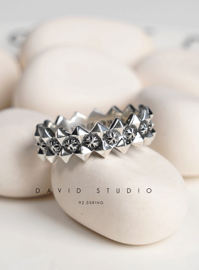 david15-40岁S295纯银欧美百搭