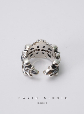 纯银开口DavidS925十字架