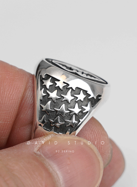 david全手工s925纯银高逼格戒指