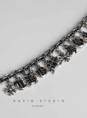 david全手工纯银925高逼格手链