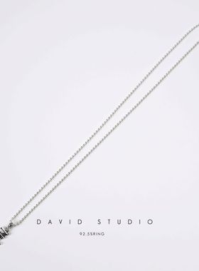 davidstudio925纯银做旧吊坠