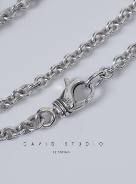 六芒星纯银david纯银六芒星项链