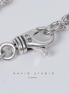 davidstudio925纯银罗志祥项链