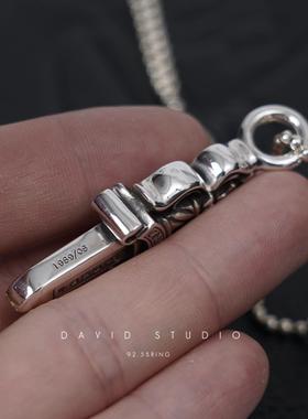 davidstudio925纯银做旧款项链