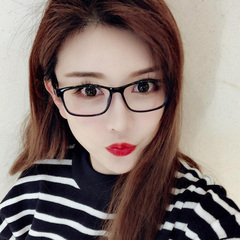 Radiation proof blue light student glasses men's and women's mobile phone computer goggles diopterless flat myopia net red eye frame