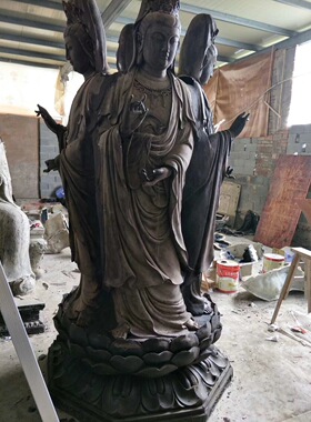 有缘玻璃钢祝福中式寺院