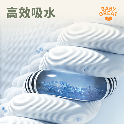 babygreat婴儿浴巾斗篷儿童浴袍带帽初生宝宝裹巾吸水速干四季