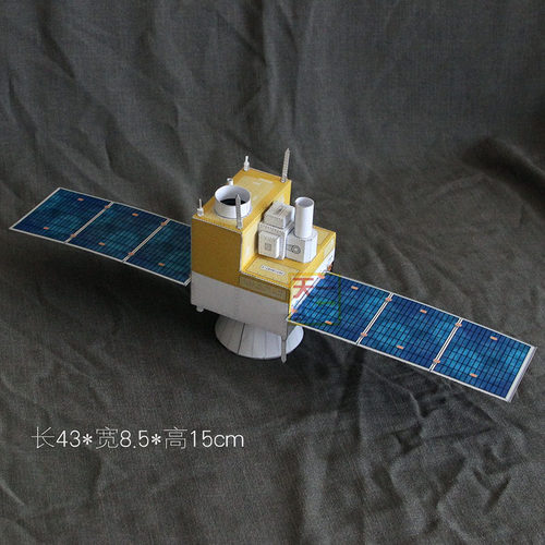 墨子号量子通信卫星3D纸模型DIY益智学生手工课航天科技 - 图2