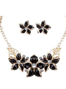 2023 New Arrival Fashion Women Rhinestone Flower Statement P
