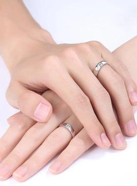 2023 Romantic Couple Wedding Ring For Woman Men 2Pcs Love He