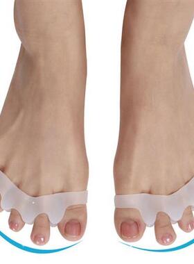 New 1Pair Toe Corrector Toe Protector Silicone Bunion Thumb