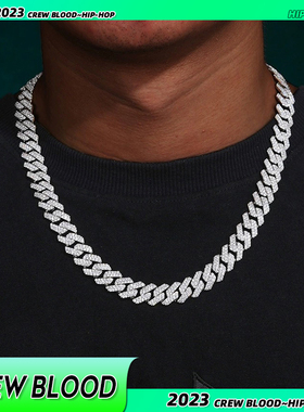 满钻古巴链嘻哈街头男女