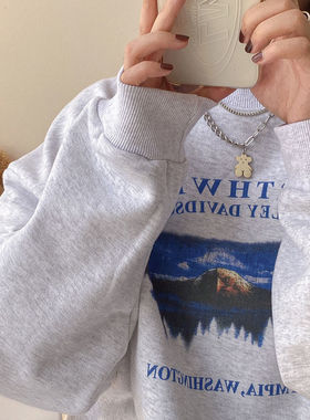 嘻哈风百搭叠戴吊坠毛衣链