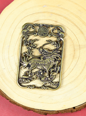 黄铜传统神兽瑞兽富贵麒麟