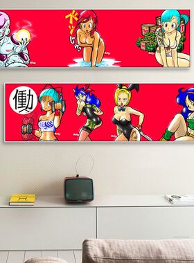 七龙珠挂画动漫摆件孙悟空壁画