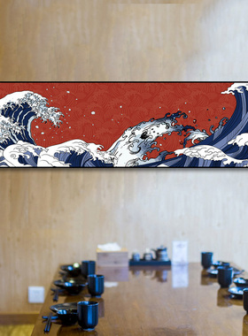 浮世绘挂画日式料理店居酒屋壁画