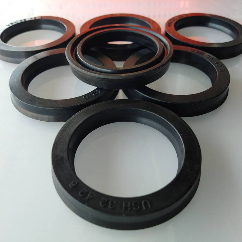 USH橡胶液压油封45/50/53/55/56/58/60*55/60/63/65/66/68/70*6*7 - 图0