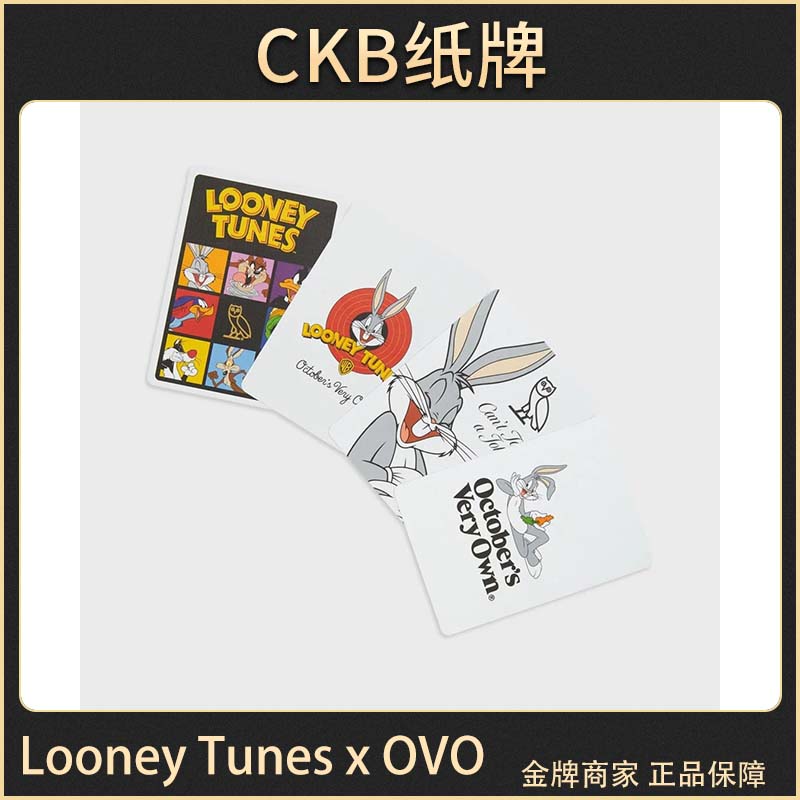 CKB纸牌 Bicycle Looney Tunes OVO 联名单车牌 花切收藏扑克 - 图1