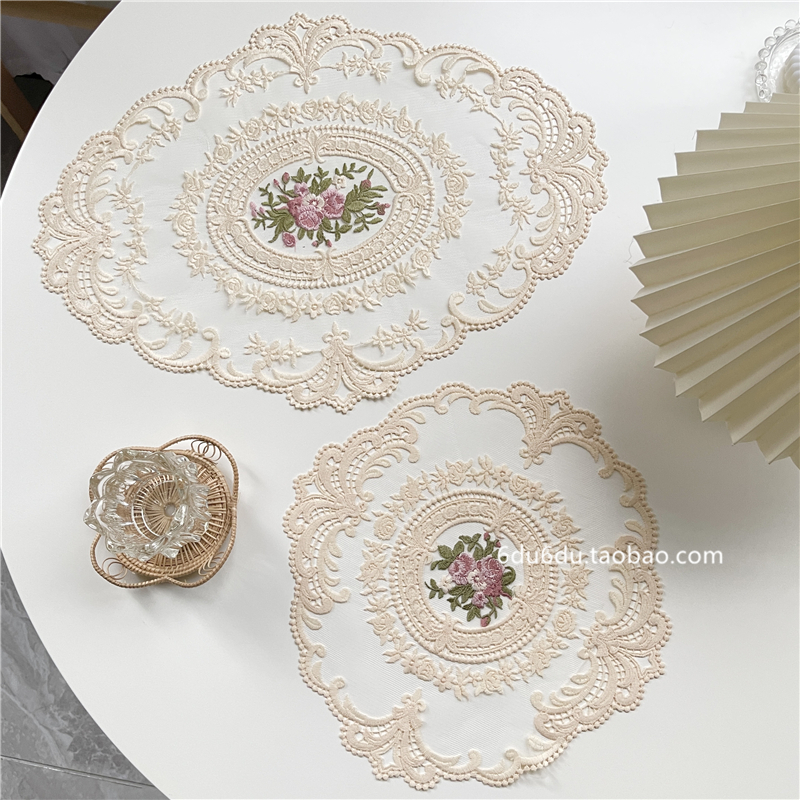 ins法式镂空蕾丝桌布复古摆拍背景布餐垫少女心床头柜垫装饰盖布,淘宝优惠券,粉丝福利购,淘宝优惠卷