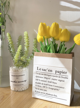 郁金香装饰花摆件少女心礼物