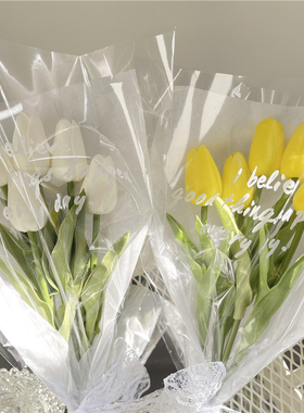 餐厅桌面郁金香花束摆件