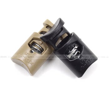 UTX Donaif spring buckle elastic buckle plastic steel rope buckle European rope buckle slingshot rope buckle back shoulder bag rope tightening buckle