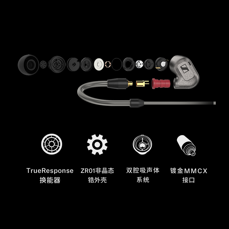 SENNHEISER/森海塞尔IE600动圈高保真HIFI发烧耳机入耳式专业耳麦 - 图1