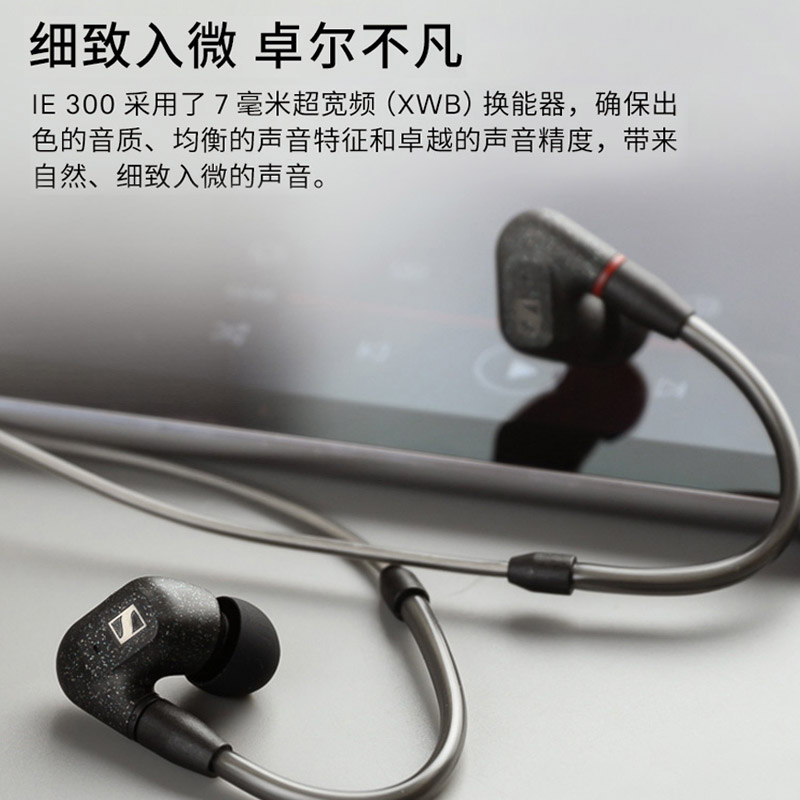 SENNHEISER/森海塞尔IE300入耳式高保真hifi手机ie600有线耳机 - 图1