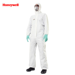 霍尼韦尔防护服连体全身防颗粒物喷漆养殖劳保防尘服透气