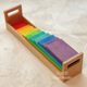 Storage tray Montessori teaching aids rainbow building blocks
