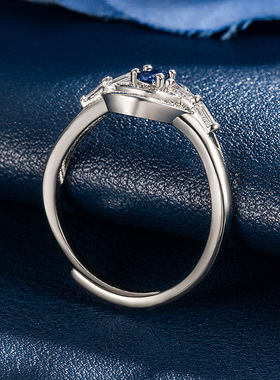 新款轻奢恶魔之眼开囗戒