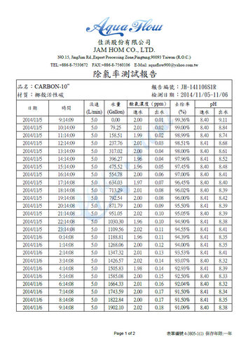 原装台湾AF碳棒去余氯 异味 细菌 异色NSF认证WQA认证净水器滤芯 - 图2