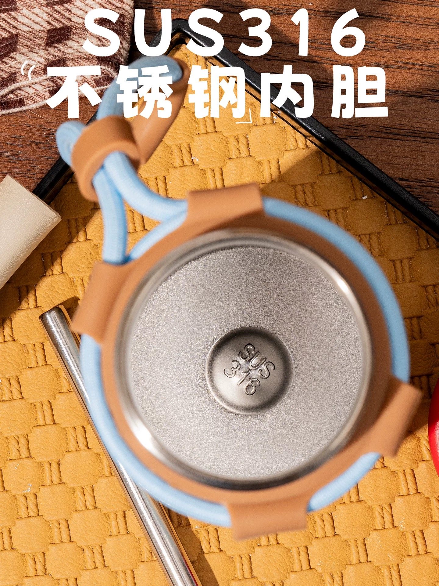 蜡笔小新联名保温杯女生2025新款高颜值水杯子学生上学专用,淘宝优惠券,粉丝福利购,淘宝优惠卷