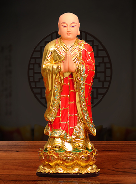 新款阿难迦叶接引僧居家神像包邮