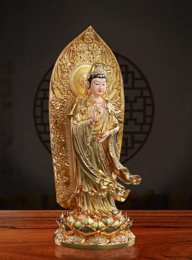 新款金身观世音娘娘神像保平安